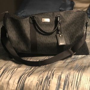 Micheal Kors Black Duffle Bag